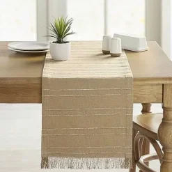 Food Network Almond Stripe Table Runner 72<Food Network™ Sale