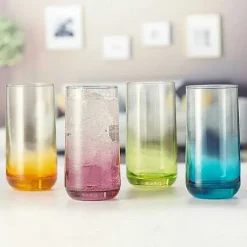 Food Network Anja 4-Pc. Ombre Highball Glass Set<Food Network™ Online