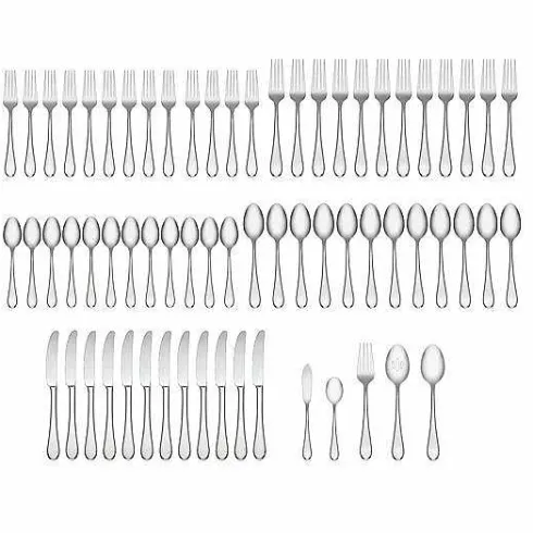Food Network Astor 65-Pc. Flatware Set<Food Network™ Outlet
