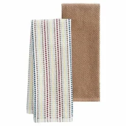 Food Network Awning Stripe Kitchen Towel 2-Pk.<Food Network™ Discount