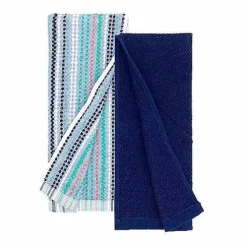 Food Network Awning Stripe Kitchen Towel 2-Pk.<Food Network™ Discount
