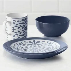 Food Network Bjorn Navy 16-Pc. Dinnerware Set<Food Network™ Sale