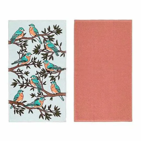 Food Network Blue Birds Kitchen Towel 2-Pk.<Food Network™ Best