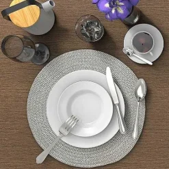 Food Network Braided Gray Placemat 4-Pk.<Food Network™ Hot