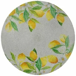 Food Network Braided Lemon Placemat<Food Network™ Outlet