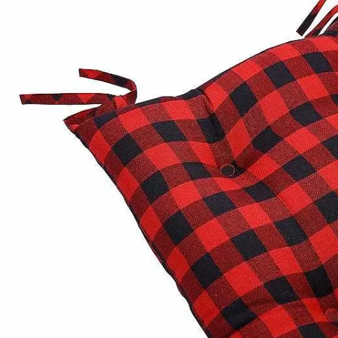 Food Network Buffalo Check Chair Pad<Food Network™ Discount