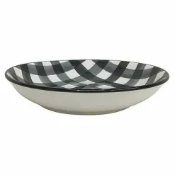 Food Network Buffalo Check Dinner Bowl<Food Network™ Clearance