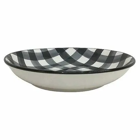 Food Network Buffalo Check Dinner Bowl<Food Network™ Clearance