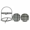 Food Network Buffalo Check 2-Tier Server<Food Network™ Discount