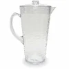 Food Network Clear Textured Acrylic Pitcher With Lid<Food Network™ New