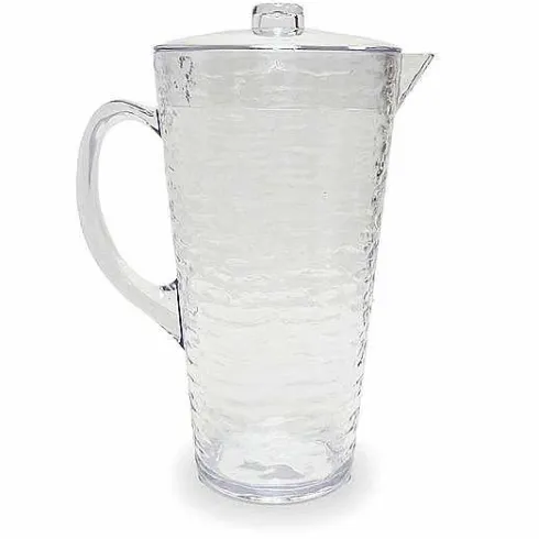 Food Network Clear Textured Acrylic Pitcher With Lid<Food Network™ New