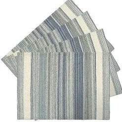 Food Network Cool Colors Woven Stripe Placemat 4-Pk.<Food Network™ Outlet