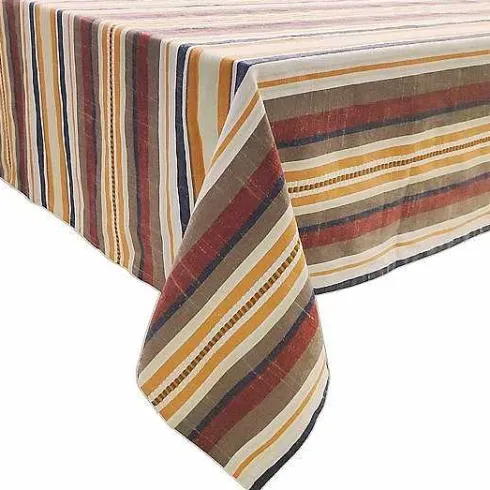 Food Network Easy-Care Striped Linen Tablecloth<Food Network™ Hot