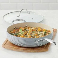 Food Network Farmstead 12-In. Covered Deep Skillet<Food Network™ New