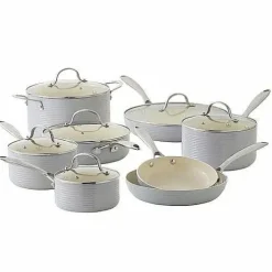 Food Network Farmstead 14-Pc. Nonstick Ceramic Cookware Set<Food Network™ Outlet