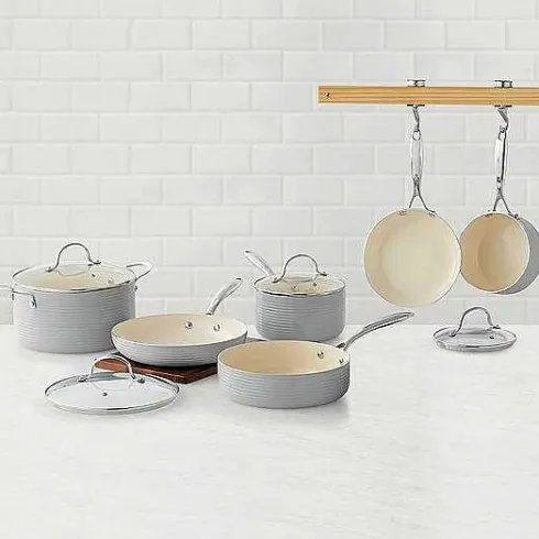 Food Network Farmstead 10-Pc. Nonstick Ceramic Cookware Set<Food Network™ Sale
