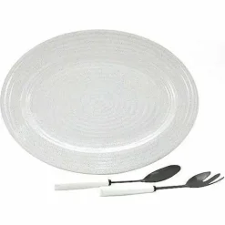 Food Network Farmstead Serving Platter & Utensil Set<Food Network™ New
