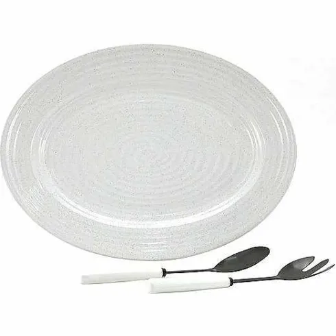 Food Network Farmstead Serving Platter & Utensil Set<Food Network™ New