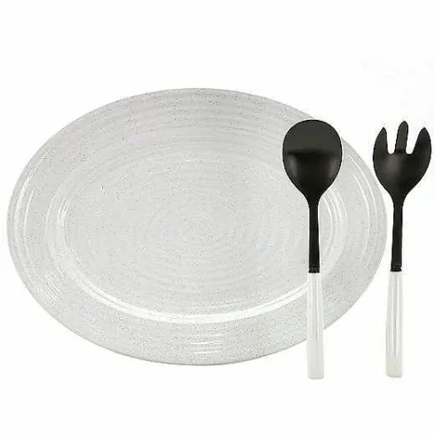 Food Network Farmstead Serving Platter & Utensil Set<Food Network™ New