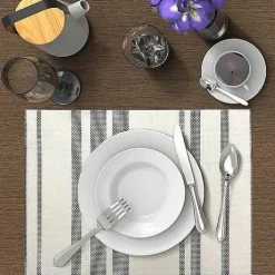 Food Network Farmstead Stripe Woven Placemat 4-Pk.<Food Network™ Hot