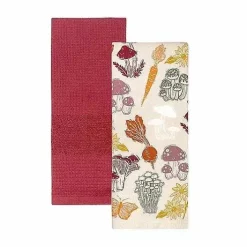 Food Network Fungi Garden Kitchen Towel 2-Pk.<Food Network™ Hot