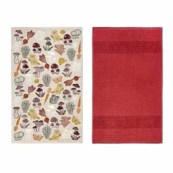 Food Network Fungi Garden Kitchen Towel 2-Pk.<Food Network™ Hot