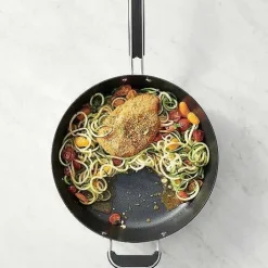 Food Network 12-In. Hard-Anodized Nonstick Space Saving Saute Pan With Lid<Food Network™