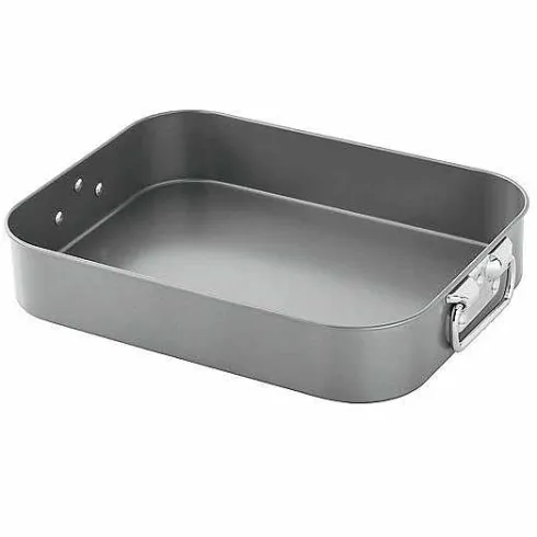 Food Network 16-In. Roasting Pan With Rack & Lifters<Food Network™ Best