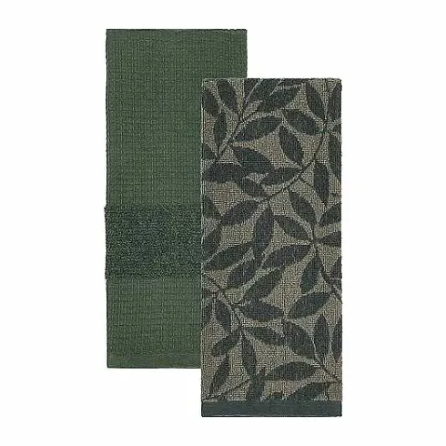 Food Network Jacquard Leaves Kitchen Towel 2-Pk.<Food Network™ Best