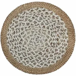 Food Network Jute Tonal Round Placemat<Food Network™ New