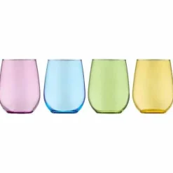 Food Network Kalindi 4-Pc. Stemless Wine Glass Set<Food Network™ New