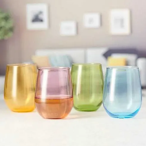 Food Network Kalindi 4-Pc. Stemless Wine Glass Set<Food Network™ New