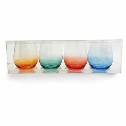 Food Network 4-Pc. Acrylic Ombre Stemless Wine Set<Food Network™ Outlet