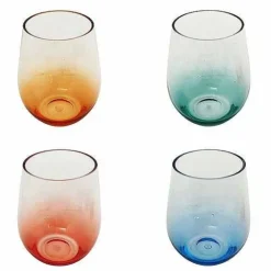 Food Network 4-Pc. Acrylic Ombre Stemless Wine Set<Food Network™ Outlet