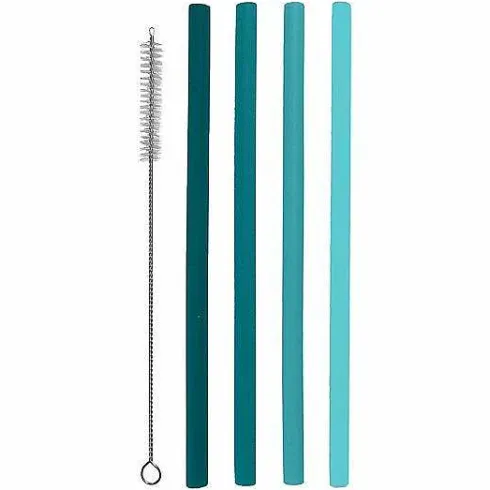 Food Network 5-Pc. Aqua Smoothie Straw Set<Food Network™ Best