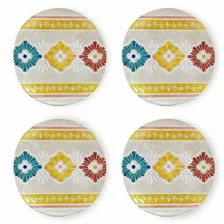 Food Network 4-Pc. Casa Sol Melamine Salad Plate Set<Food Network™ New