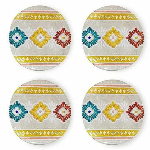 Food Network 4-Pc. Casa Sol Melamine Salad Plate Set<Food Network™ New
