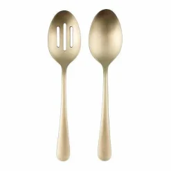 Food Network 2-Pc. Classic Champagne Serving Spoon & Slotted Spoon Set<Food Network™ Online