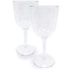 Food Network 2-Pc. Clear Textured Acrylic Wine Glass Set<Food Network™ Online