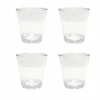 Food Network 4-Pc. Clear Textured Acrylic Double Old-Fashioned Glass Set<Food Network™ Outlet