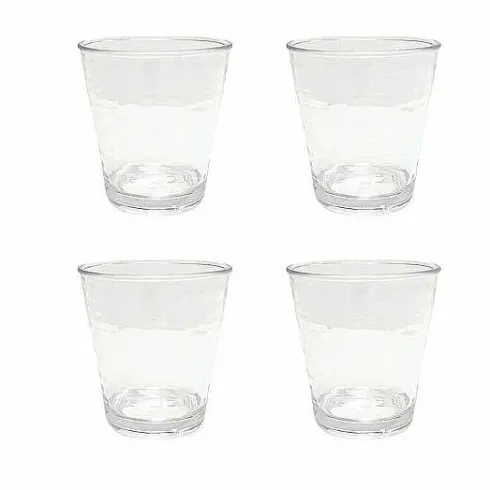 Food Network 4-Pc. Clear Textured Acrylic Double Old-Fashioned Glass Set<Food Network™ Outlet