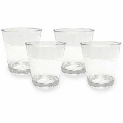 Food Network 4-Pc. Clear Textured Acrylic Double Old-Fashioned Glass Set<Food Network™ Outlet