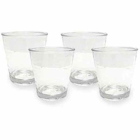 Food Network 4-Pc. Clear Textured Acrylic Double Old-Fashioned Glass Set<Food Network™ Outlet
