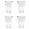 Food Network 4-Pc. Clear Textured Acrylic Highball Glass Set<Food Network™ Outlet