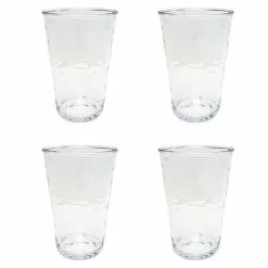 Food Network 4-Pc. Clear Textured Acrylic Highball Glass Set<Food Network™ Outlet