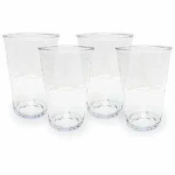 Food Network 4-Pc. Clear Textured Acrylic Highball Glass Set<Food Network™ Outlet