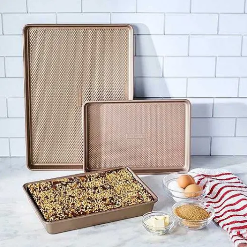 Food Network 3-Pc. Essential Textured Bakeware Set<Food Network™