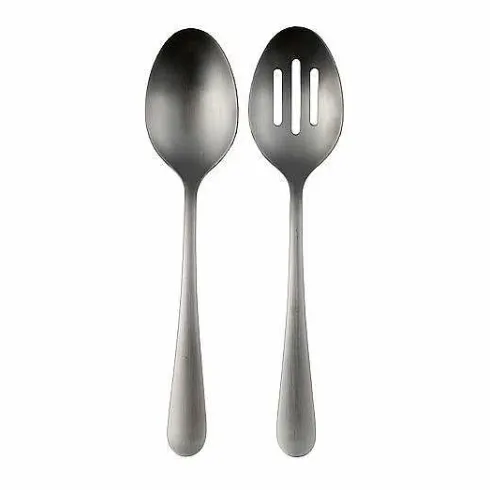 Food Network 2-Pc. Flat Iron Serving Spoon & Slotted Spoon Set<Food Network™ Online