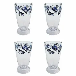 Food Network 4-Pc. Mediterranean Acrylic Highball Glass Set<Food Network™ New