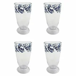 Food Network 4-Pc. Mediterranean Acrylic Highball Glass Set<Food Network™ New